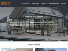 Tablet Screenshot of biotrop-wintergarten.de